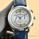 High Quality Replica Jaeger-LeCoultre Polaris Watches 42mm Men Blue Leather Strap